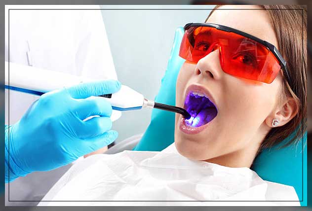 dental chair and light