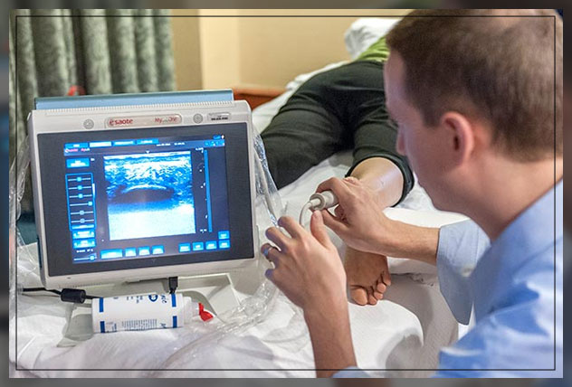 conducting a musculoskeletal imaging