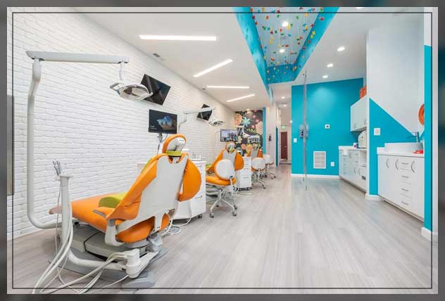 staff area in dental office interior design